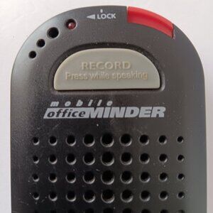 Vintage Mobile Office Minder Audio Microchip Message Recorder